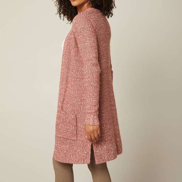 RW&CO Rose Pink Open-Front Cardigan in XS and L - Picture 2 of 4